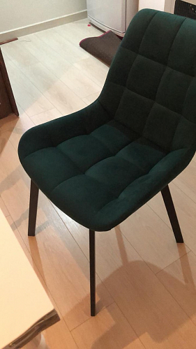 Стул на металлокаркасе Челси бирюзовый / черный фото покупателя 60