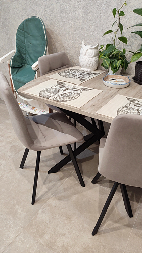 Стул на металлокаркасе Чилли бирюзовый / черный фото покупателя 1474