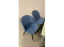 Стул на металлокаркасе Gabi 1 бежевый / черный с серебряными наконечниками фото покупателя 98