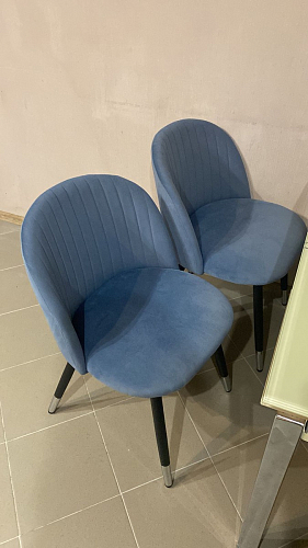 Стул на металлокаркасе Gabi gray / black фото покупателя 98