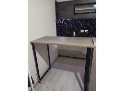 Барная стойка Дилан Лофт 120х60х90 бетон фото покупателя 143