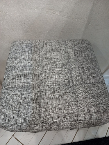 Барный стул Лофт ткань канди грей / черный матовый фото покупателя 48