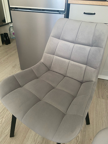 Стул на металлокаркасе Челси К крутящийся бирюзовый / черный фото покупателя 77