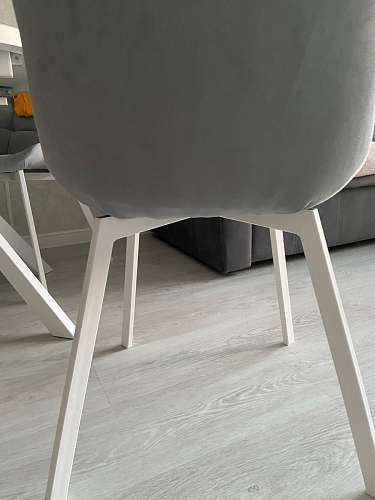 Стул на металлокаркасе Челси морская волна / черный фото покупателя 157