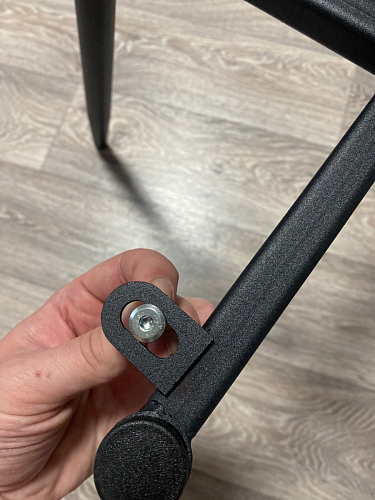 Стул на металлокаркасе Седа К кирпичный / черный фото покупателя 168