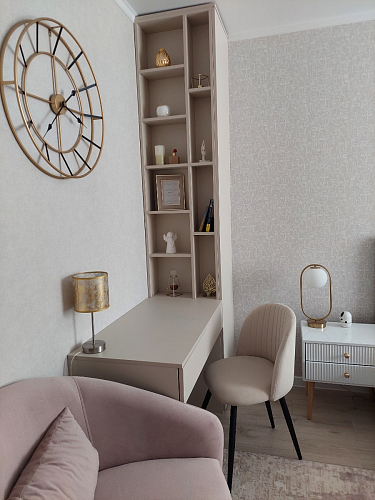 Стул на металлокаркасе Gabi latte / gold / black фото покупателя 657