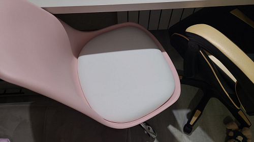 Компьютерное кресло Kolin cappuccino / chrome фото покупателя 75