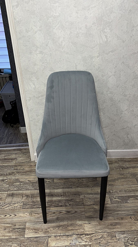 Стул на металлокаркасе Kora dark gray / black фото покупателя 410