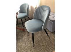 Стул на металлокаркасе Gabi gray / black фото покупателя 482