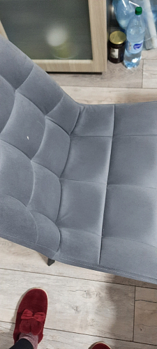 Комплект стульев Стронг 4 шт темно-серый / черный фото покупателя 399