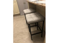 Барный стул Лофт кожзам d1 / черный матовый фото покупателя 221