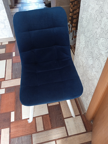 Стул на металлокаркасе Чилли К кирпичный / черный фото покупателя 460