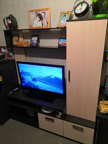 Мини-стенка Лаура венге / дуб млечный фото покупателя 3