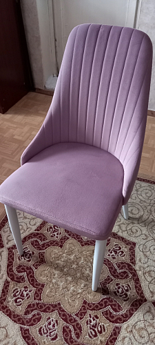 Стул на металлокаркасе Kora light blue / white фото покупателя 258