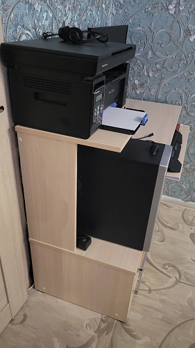 Компьютерный стол Джаз-24 левый дуб сонома фото покупателя 129