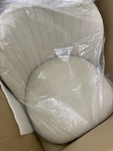 Стул на металлокаркасе Gabi 1 beige / black фото покупателя 855