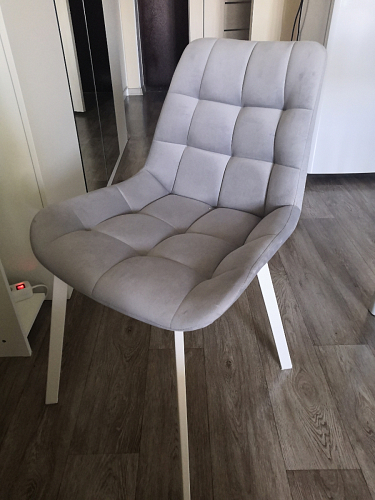 Стул на металлокаркасе Челси К бирюзовый / черный фото покупателя 62