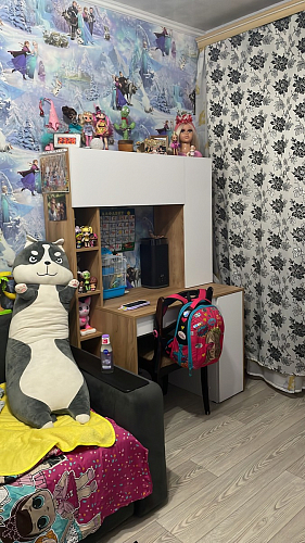 Письменный стол Комфорт 12.71 дуб золотой craft / белая аляска  - Уцененный экземпляр фото покупателя 127