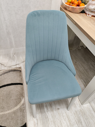 Стул на металлокаркасе Kora light purple / black фото покупателя 404