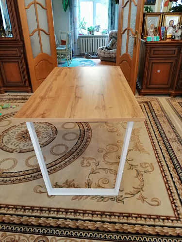 Стол раскладной Лота Лофт 120 25 мм юта / черный матовый фото покупателя 692