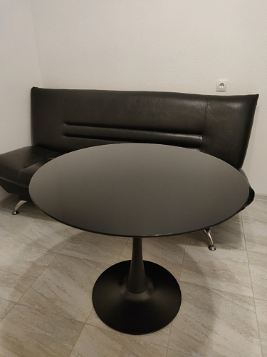 Стеклянный стол Tulip 90 white фото покупателя 8