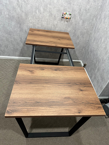 Стол раскладной Лота Лофт 120 25 мм юта / черный матовый фото покупателя 701