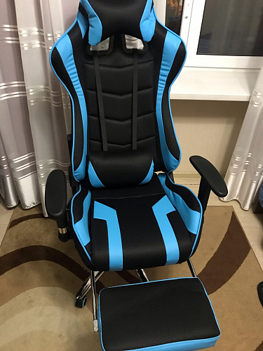 Компьютерное кресло Kano 1 light blue / black фото покупателя 86