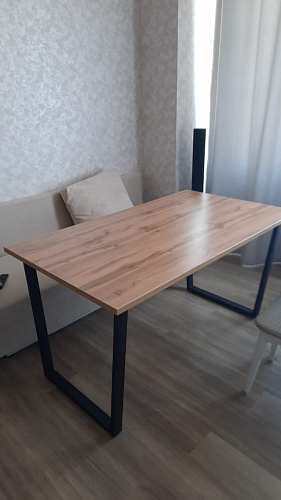 Стол раскладной Лота Лофт 120 25 мм юта / черный матовый фото покупателя 124