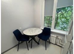 Стул на металлокаркасе Баодин К крутящийся фиолетовый teddy 944 / черный фото покупателя 15