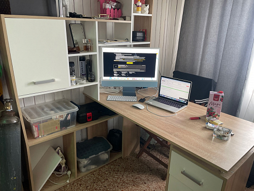 Компьютерный стол КС15 правый дуб сонома фото покупателя 10