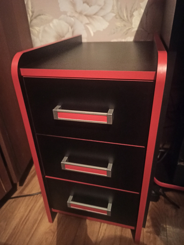 Тумба Ханна черная / красная - Уцененный экземпляр фото покупателя 39