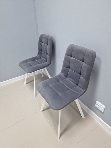 Стул на металлокаркасе Чилли зеленый / белый каркас фото покупателя 108