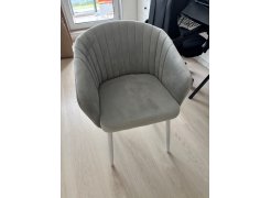 Кресло Корсо темно-серое / белый каркас фото покупателя 2