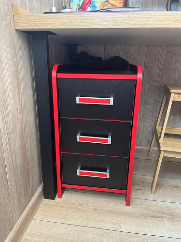 Тумба Ханна черная / красная - Уцененный экземпляр фото покупателя 84