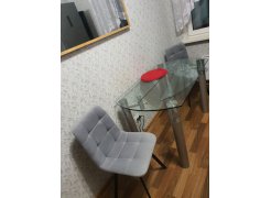 Стул на металлокаркасе Чилли розовый / черный каркас фото покупателя 581