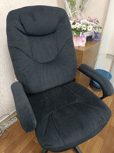 Компьютерное кресло Comfort Lux/Комфорт Люкс черный фото покупателя 64