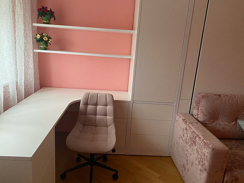 Компьютерное кресло Честер экокожа бежевая / белый фото покупателя 47