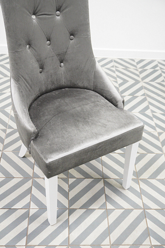 Стул Elegance dark walnut / fabric cream из шоурума 9