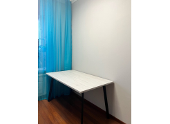 Стол Тринити Лофт 120 32 мм бетон / черный матовый фото покупателя 638