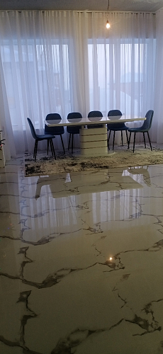 Стул на металлокаркасе Capri dark beige / white фото покупателя 46