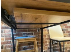 Деревянный стол Лота Лофт 120(160)х75 черный матовый / бетон светлый фото покупателя 916