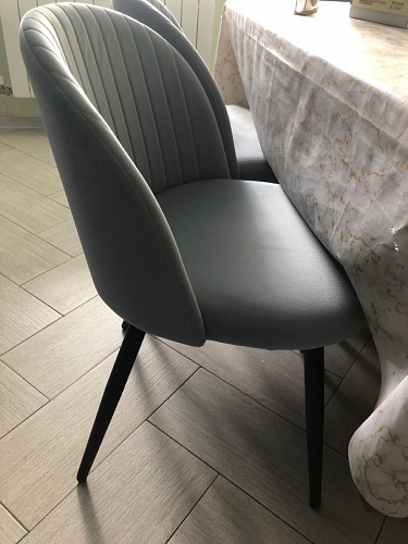 Стул на металлокаркасе Gabi latte / gold / black фото покупателя 243