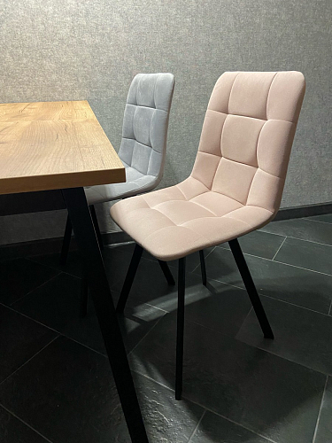 Стул на металлокаркасе Чилли черный / зеленый фото покупателя 752