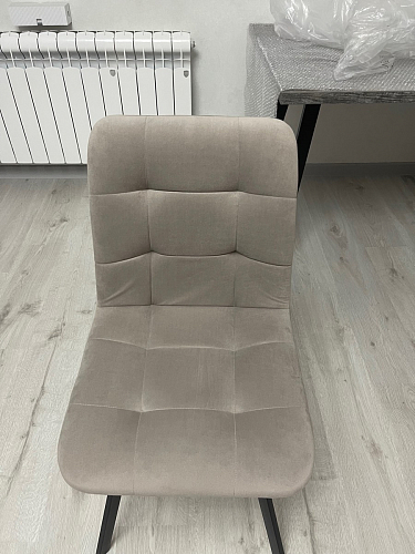 Стул на металлокаркасе Чилли К темно-серый (velutto 32) / черный фото покупателя 500