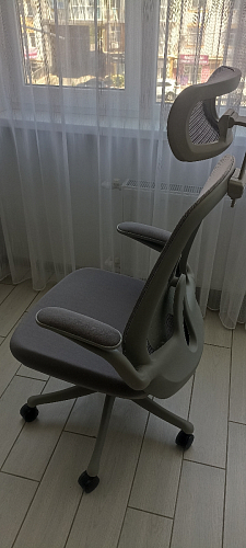 Компьютерное кресло Mesh-10Hr/Меш-10Хр ткань серый фото покупателя 2