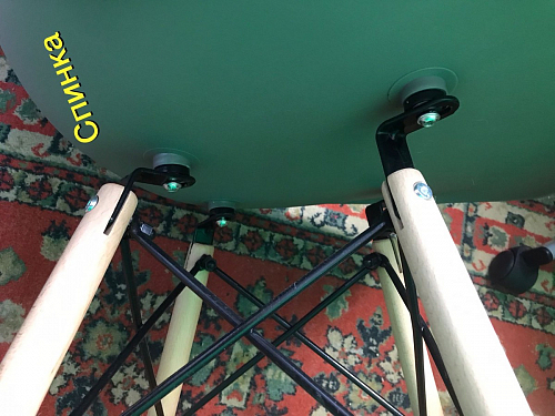 Стул Cindy Eames mod. 001 khaki / natural фото покупателя 121