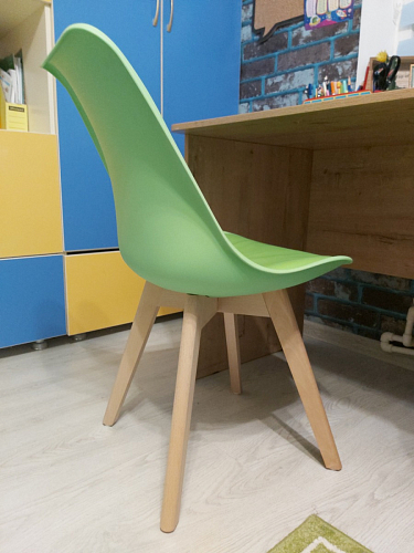 Деревянный стул Bonuss black / black фото покупателя 92