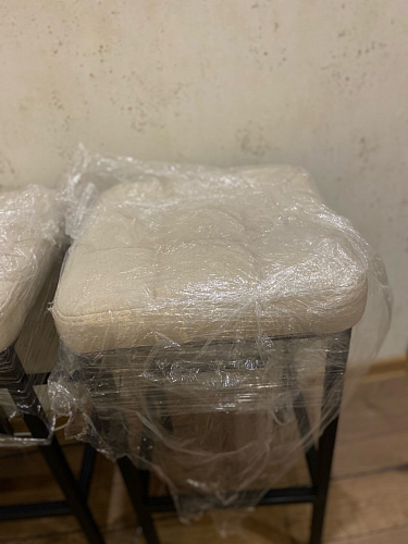 Барный стул Лофт линкольн белый / белый матовый фото покупателя 137