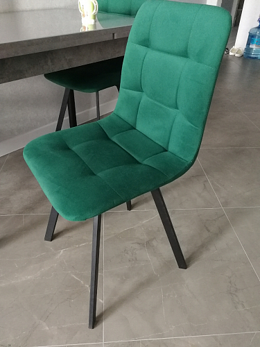 Комплект стульев Чилли 4 шт темно-серый / черный фото покупателя 196