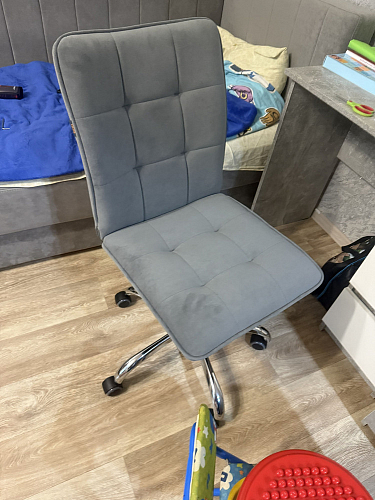 Компьютерное кресло One/Ван флок молочный 4 фото покупателя 76